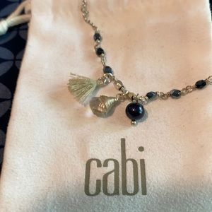 CAbi # 2163 New Jet Necklace - Tea for Two